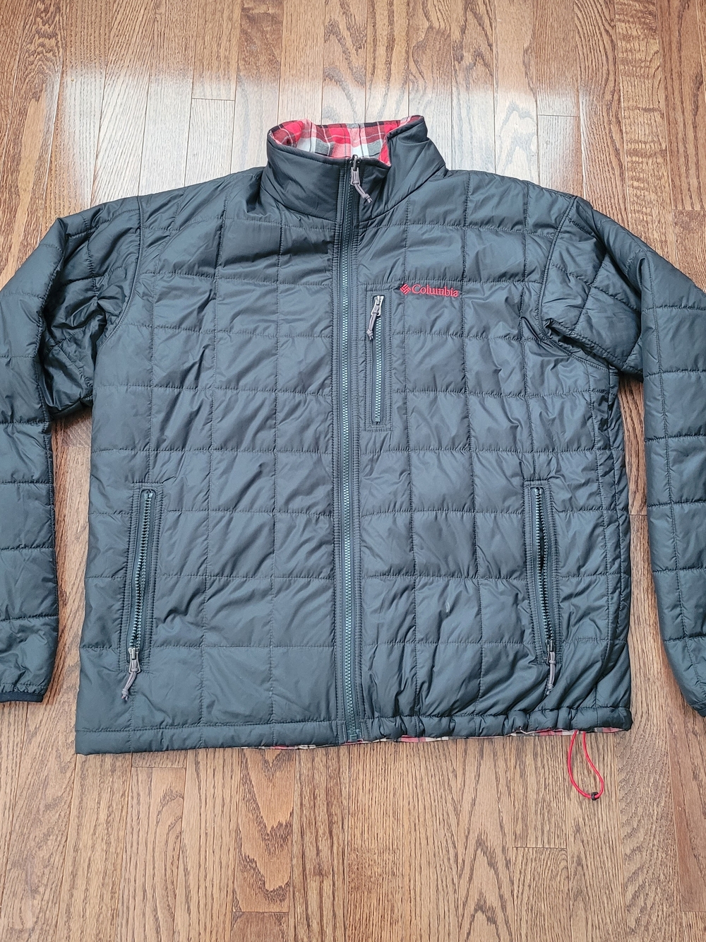 Columbia Black Quilted Reversible Jacket